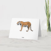 Tiger Karte (Rückseite)