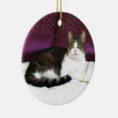 Tiger-Katze Keramikornament (Rechts)