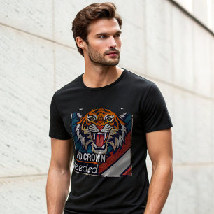 Tiger Kein Kronen benötigtes Alpha-Streetwear-T-Sh T-Shirt