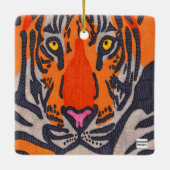Tiger - Keramik Keramikornament (Rückseite)