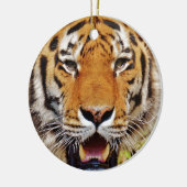 Tiger Keramik Ornament (Links)