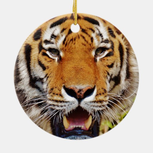 Tiger Keramik Ornament (Hinten)
