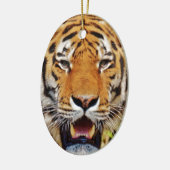 Tiger Keramik Ornament (Links)