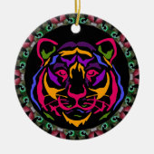 Tiger Keramik Ornament (Vorne)
