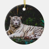 Tiger Keramik Ornament (Vorne)