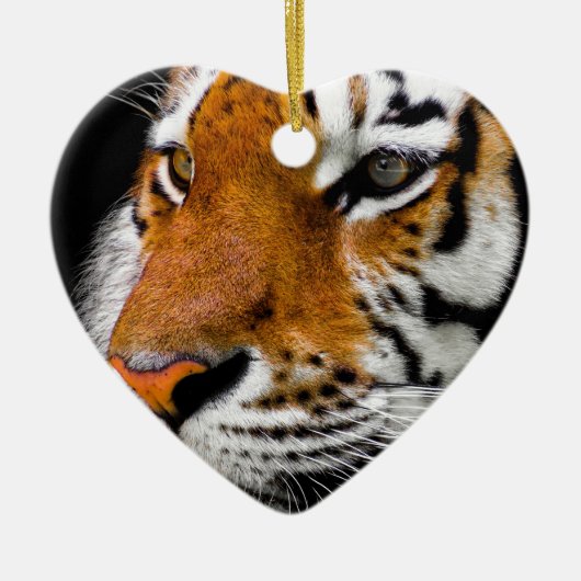 Tiger Keramik Ornament (Vorne)
