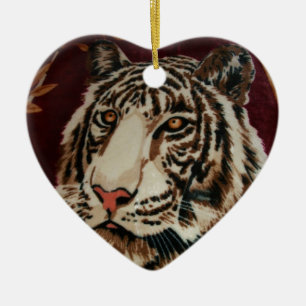 Tiger Keramik Ornament