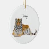 Tiger Keramik Ornament (Rechts)