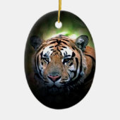 Tiger Keramik Ornament (Vorne)