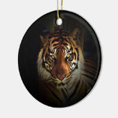 Tiger Keramik Ornament (Links)