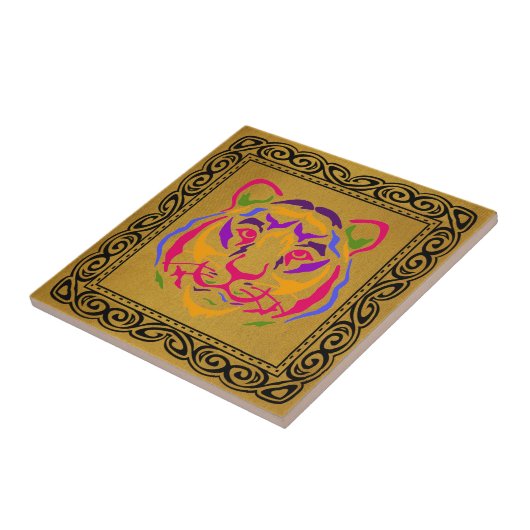Tiger Keramik Tile Fliese (Seite)
