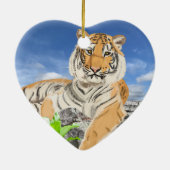 Tiger Keramik Tile Keramik Ornament (Hinten)
