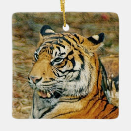 Tiger Keramikornament