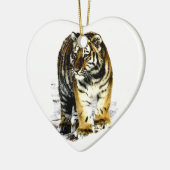 Tiger Keramikornament (Links)