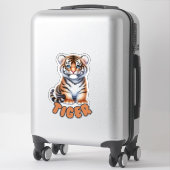 TIGER - KINDERZIMMER STICKER (Koffer)