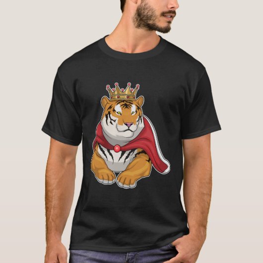 Tiger King Crown T-Shirt (Vorderseite)