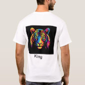 Tiger King-Shirt T-Shirt (Rückseite)