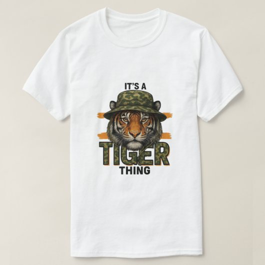 Tiger king. T-Shirt (Design vorne)
