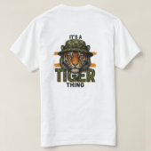 Tiger king. T-Shirt (Design Rückseite)