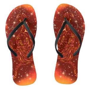 Tiger kippen Flops in der Galaxy Starry Night Badesandalen