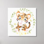 Tiger Kisses Canvas Print Leinwanddruck (Vorderseite)