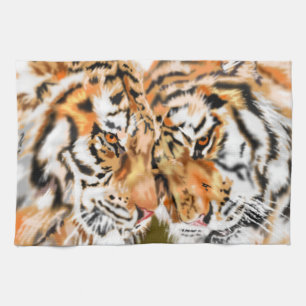 Tiger Kitchen Handtuch Couple Tigers