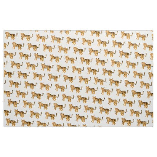 Tiger Kitty Stoff (Fat Quarter (45,7 x 55,9 cm))