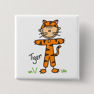 Tiger kleiden oben T-Shirts und Geschenke Button