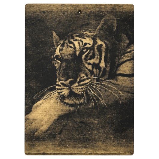 Tiger Klemmbrett (Rückseite)