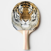 Tiger-Klingeln Pong Paddel