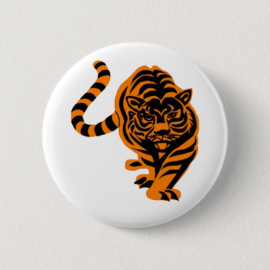 Tiger-Knopf Button (Vorderseite)