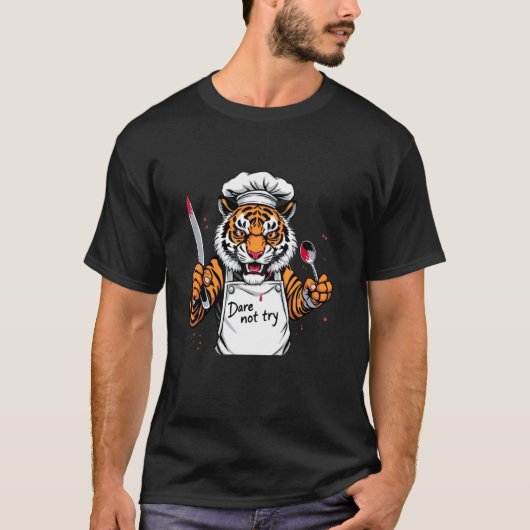 Tiger-Koch T-Shirt (Vorderseite)