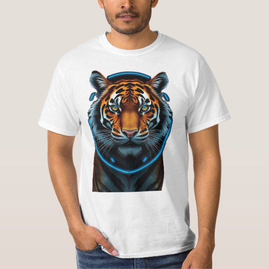 „Tiger – König des Dschungels“ T-Shirt (Vorderseite)