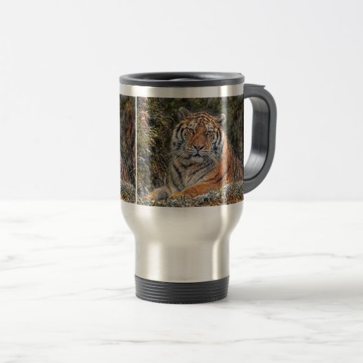 Tiger-königliche Reise-Tasse Reisebecher (VorderseiteRechts)