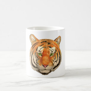 Tiger-Kopf Kaffeetasse