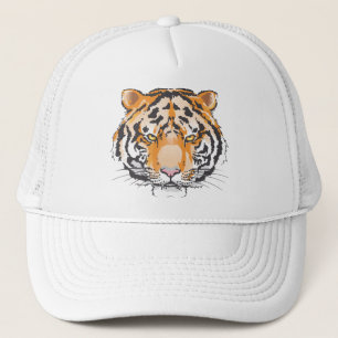 Tiger-Kopf Truckerkappe