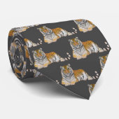 Tiger Krawatte (Gerollt)