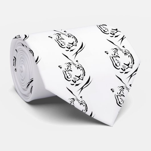 Tiger Krawatte (Gerollt)