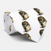 Tiger Krawatte (Gerollt)