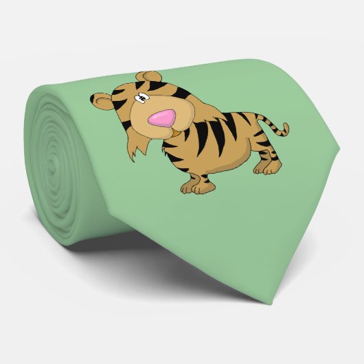 Tiger Krawatte (Gerollt)