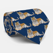 Tiger Krawatte (Gerollt)