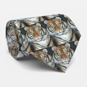 Tiger-Krawatte Krawatte (Gerollt)
