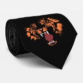 Tiger-Krawatte Krawatte (Gerollt)
