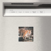 Tiger-Kreuz Magnet (In Situ (Geschirrspüler))
