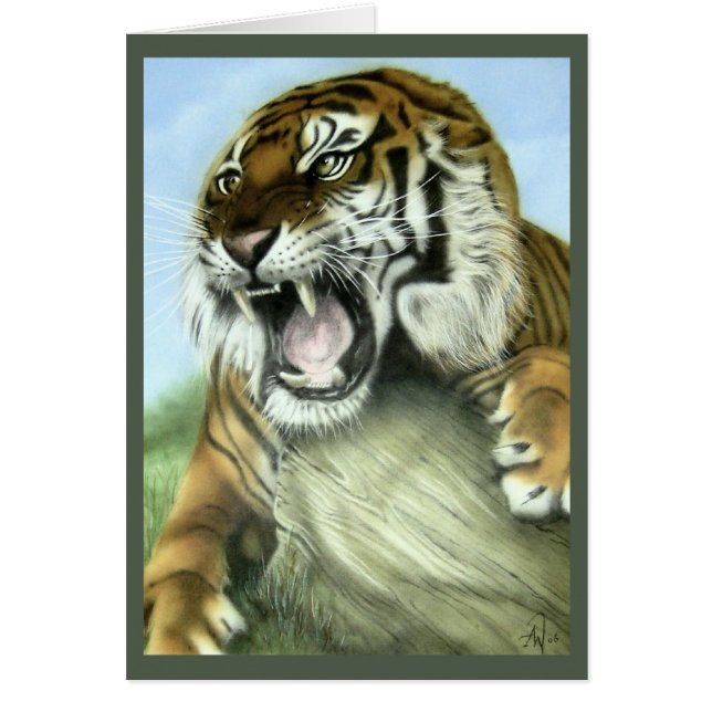 Tiger-Kunst (Vorne)
