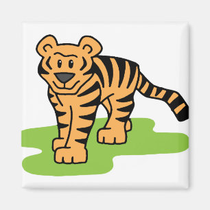 Tiger-Kunst Magnet