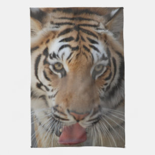 Tiger Küsse Küchenhandtuch Handtuch