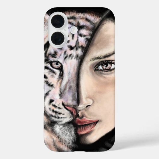 Tiger Lady iPhone Case (Rückseite)