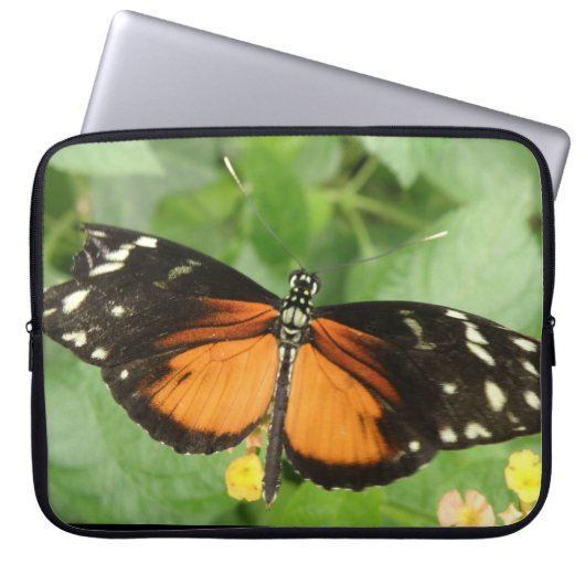 Tiger Langwing Butterfly Laptop Sleeve (Vorderseite)