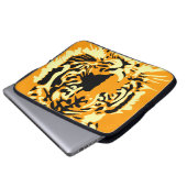 Tiger Laptopschutzhülle (Vorne Knopf)